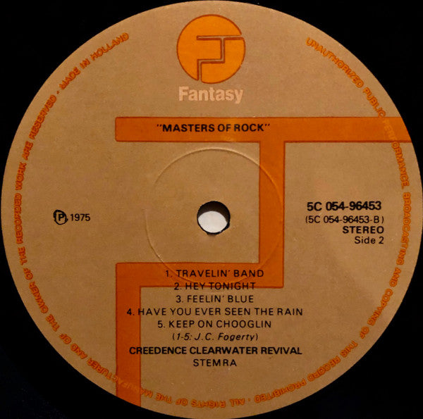 Creedence Clearwater Revival : Masters Of Rock (LP, Comp)