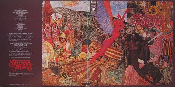 Santana : Abraxas (LP, Album, Gat)