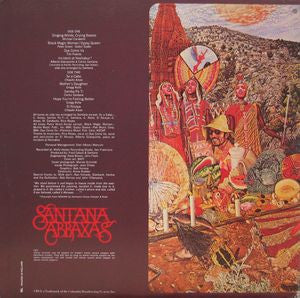 Santana : Abraxas (LP, Album, Gat)