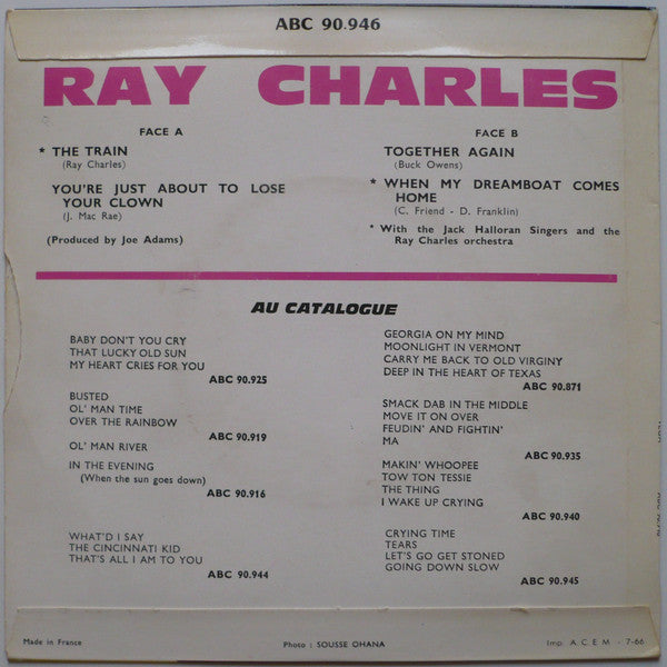 Ray Charles : The Train (7", EP)