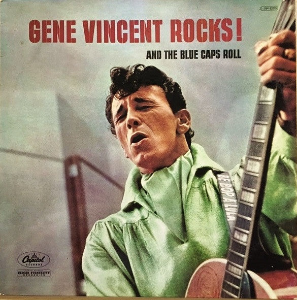 Gene Vincent : Gene Vincent Rocks! And The Blue Caps Roll (LP, Album, Mono, RE)