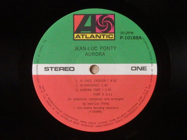 Jean-Luc Ponty : Aurora (LP, Album)