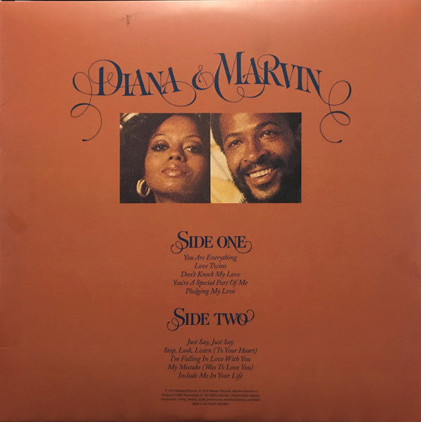 Diana Ross & Marvin Gaye : Diana & Marvin (LP, Album, RE, 180)