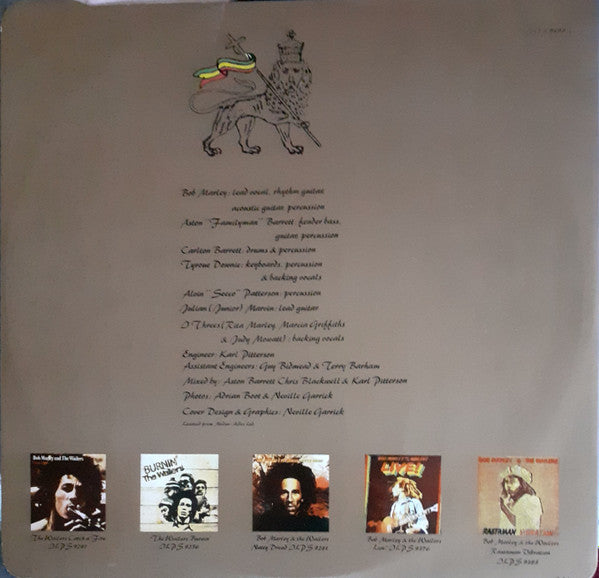 Bob Marley & The Wailers : Exodus (LP, Album, RE)