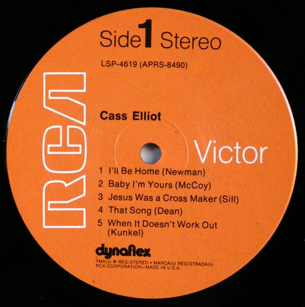 Cass Elliot : Cass Elliot (LP, Album, M/Print, Gat)
