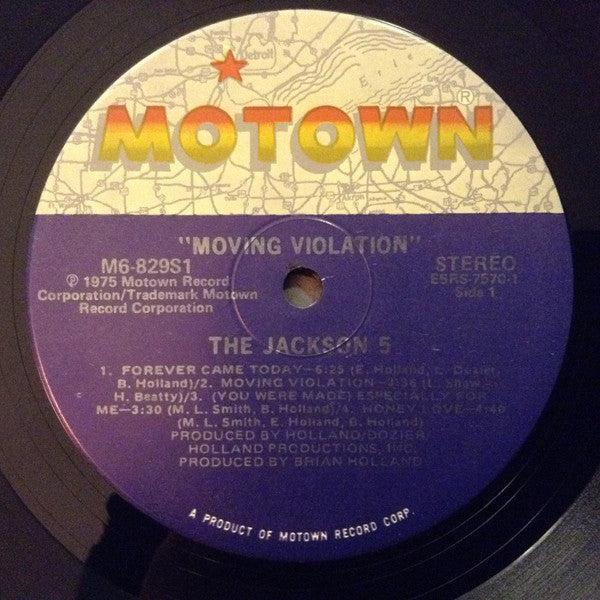 The Jackson 5 : Moving Violation (LP, Album, Hol)