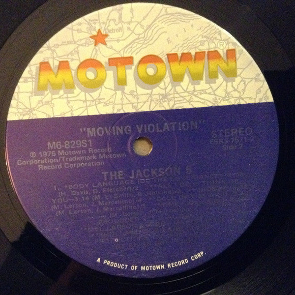 The Jackson 5 : Moving Violation (LP, Album, Hol)