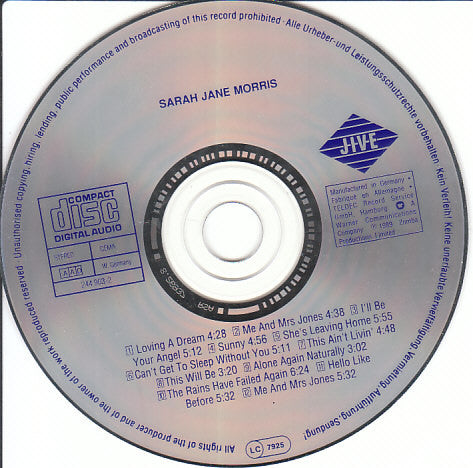 Sarah Jane Morris : Sarah Jane Morris (CD, Album)