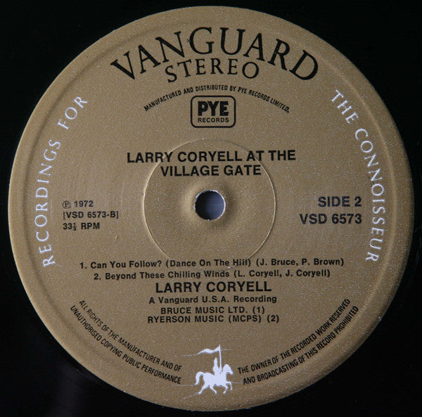Larry Coryell : At The Village Gate (LP, Album)
