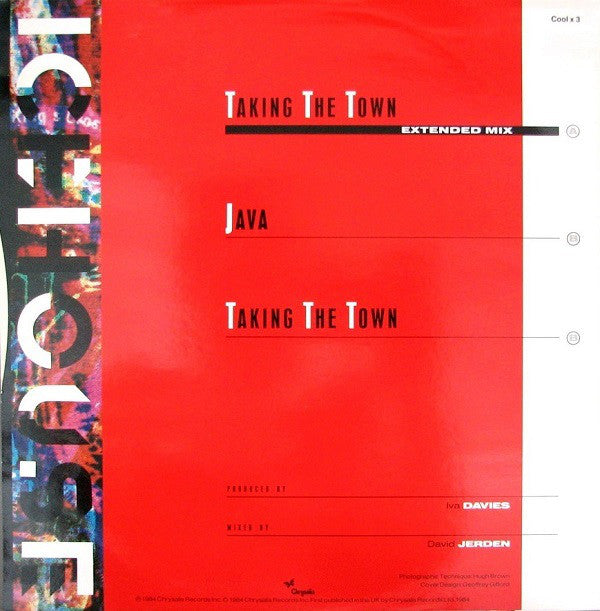 Icehouse : Taking The Town (12",45 RPM,Single)