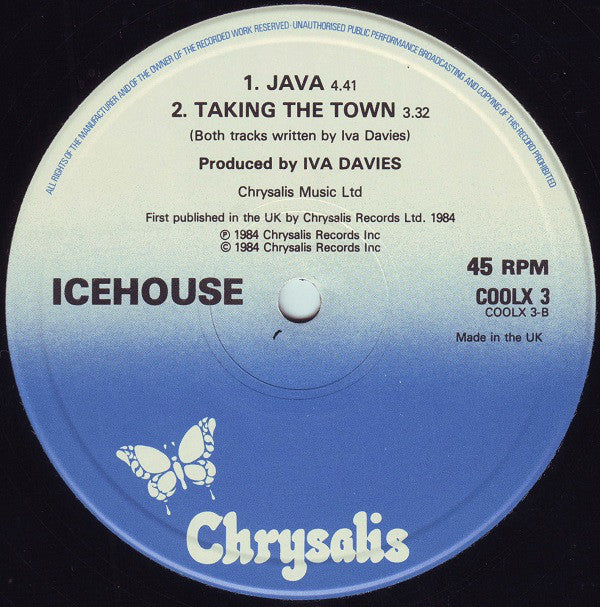 Icehouse : Taking The Town (12",45 RPM,Single)