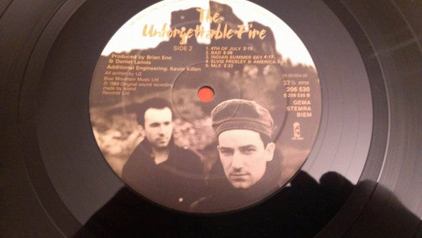 U2 : The Unforgettable Fire (LP, Album, RE, RP, Son)