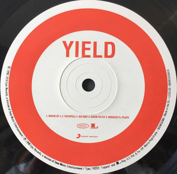 Pearl Jam : Yield (LP,Album,Reissue,Remastered)