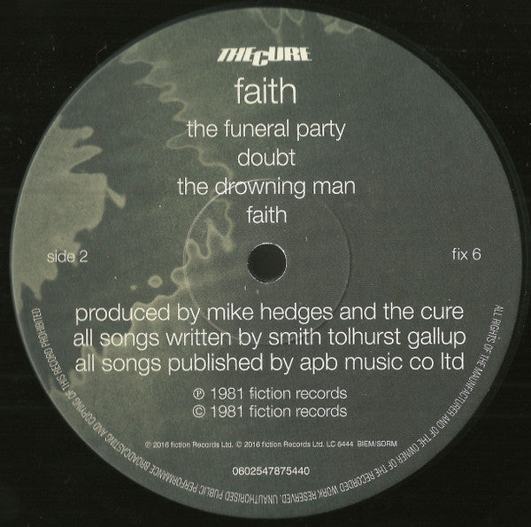 The Cure : Faith (LP, Album, RE, RM, 180)