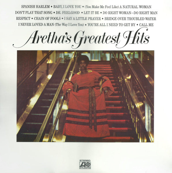 Aretha Franklin : Aretha's Greatest Hits (LP,Compilation,Reissue)