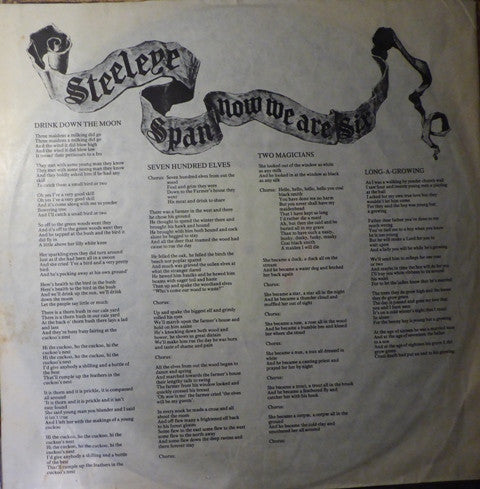 Steeleye Span : Now We Are Six (LP, Album)