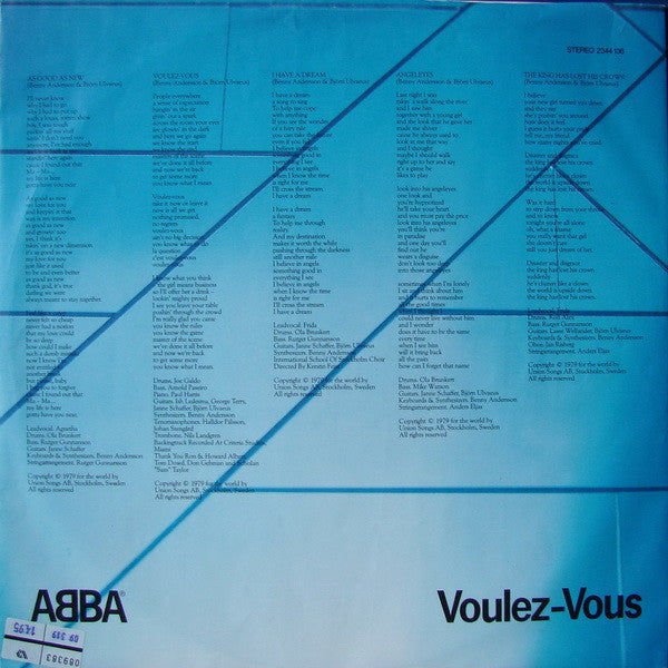 ABBA : Voulez-Vous (LP, Album)