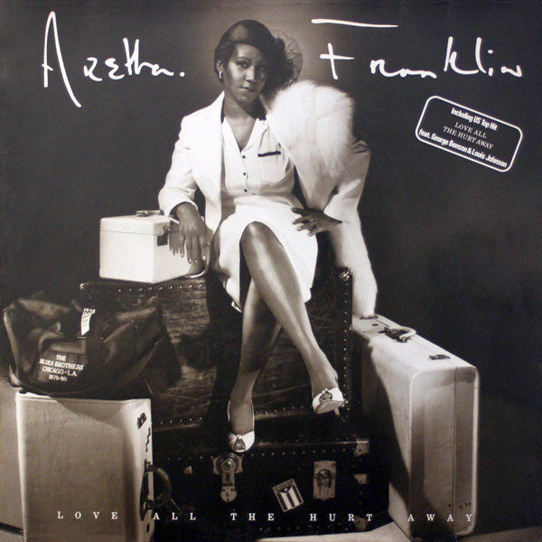 Aretha Franklin : Love All The Hurt Away (LP, Album, RE)