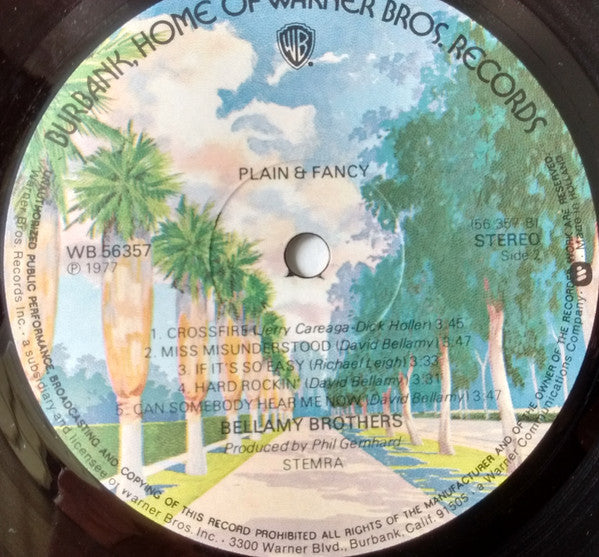 Bellamy Brothers - Plain & Fancy (LP, Album) - De Platen Aap – Vinylwinkel in Brielle & online webshop voor muziekliefhebbers