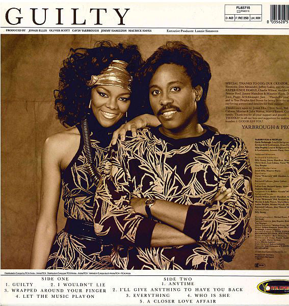 Yarbrough & Peoples : Guilty (LP,Album)
