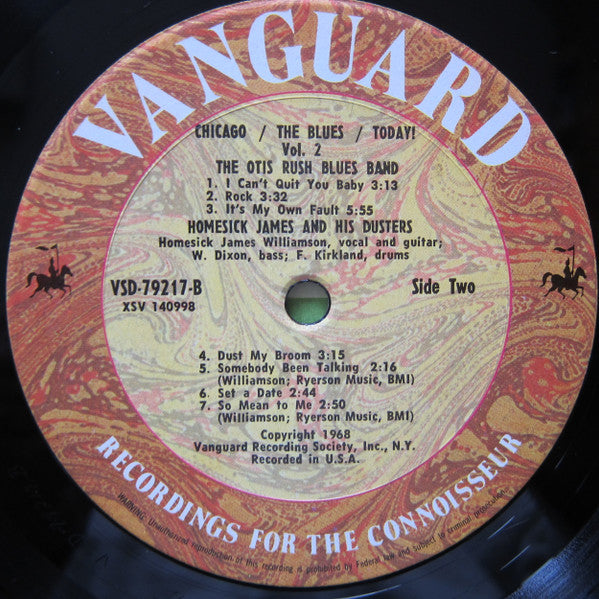 Various : Chicago/The Blues/Today! Vol. 2 (LP, RE)