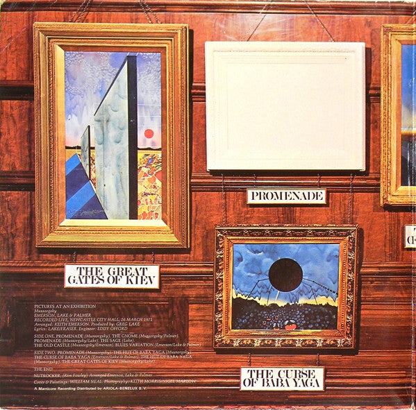 Emerson, Lake & Palmer : Pictures At An Exhibition (LP, Album, RE, Gat)