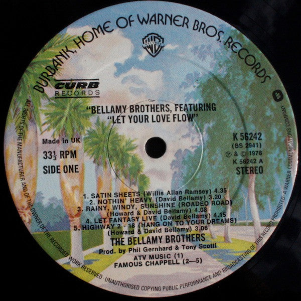 Bellamy Brothers : Bellamy Brothers Featuring "Let Your Love Flow" (And Others) (LP, Album)