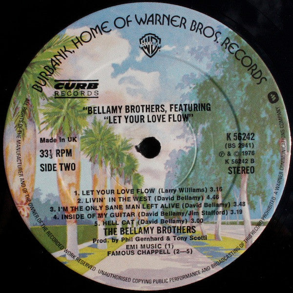 Bellamy Brothers : Bellamy Brothers Featuring "Let Your Love Flow" (And Others) (LP, Album)