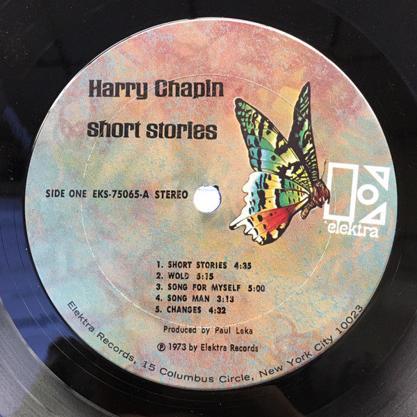 Harry Chapin : Short Stories (LP, Album, San)