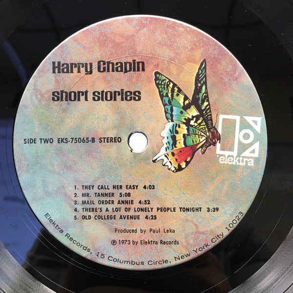 Harry Chapin : Short Stories (LP, Album, San)