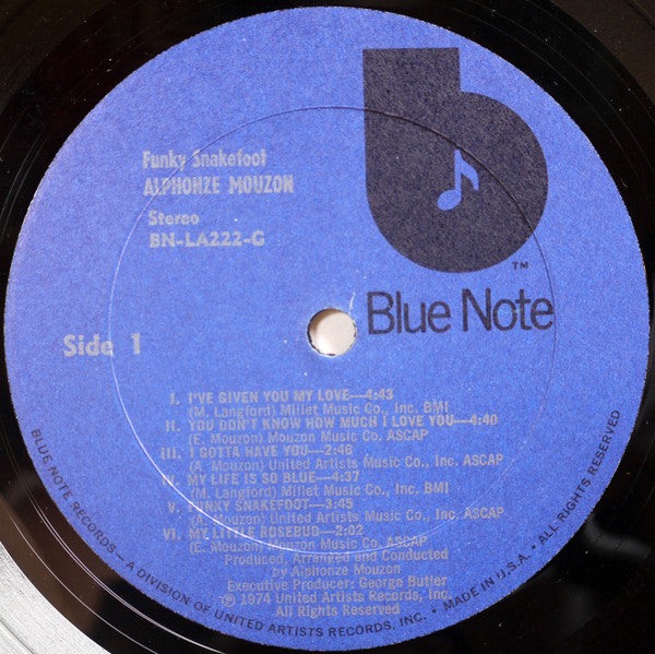 Alphonse Mouzon : Funky Snakefoot (LP, Album)
