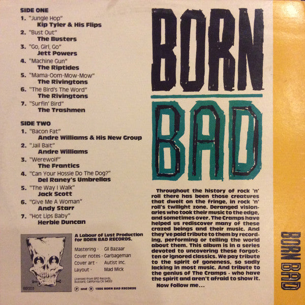 Various : Born Bad Volume Three (LP, Comp, Unofficial)