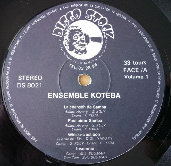 Ensemble Koteba D'Abidjan : Fanico Extraits Volume 1 (LP)