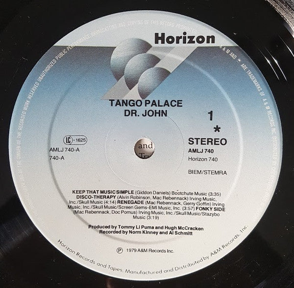 Dr. John : Tango Palace (LP)