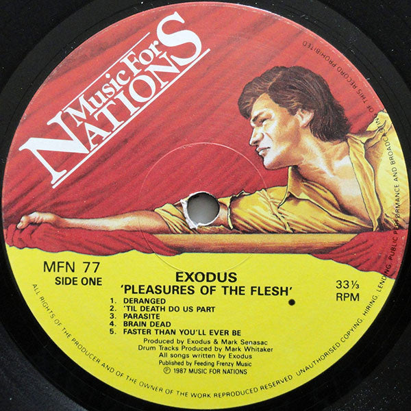 Exodus (6) : Pleasures Of The Flesh (LP, Album)