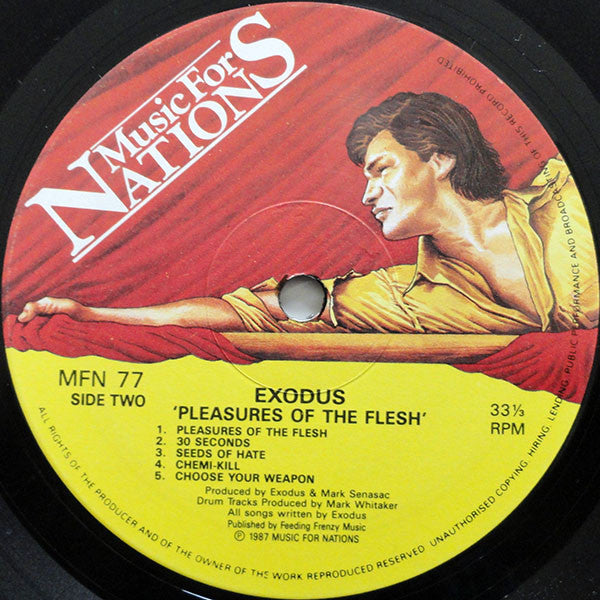 Exodus (6) : Pleasures Of The Flesh (LP, Album)