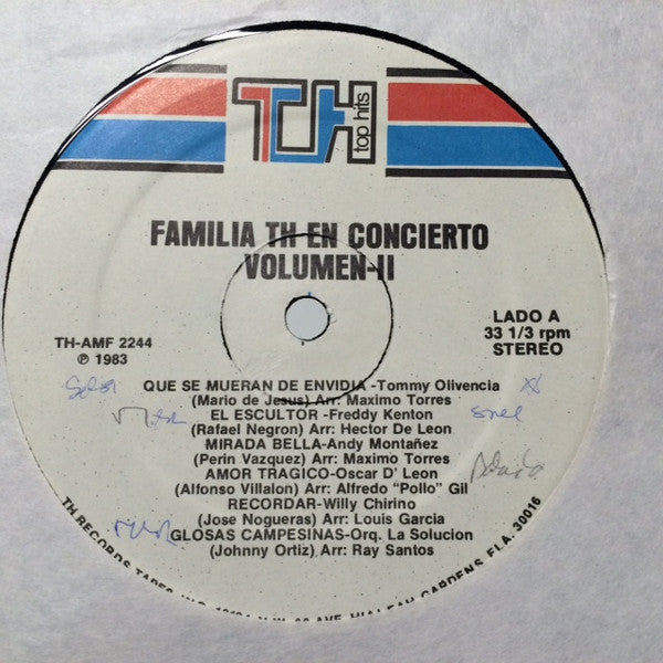Various : Segundo Concierto De La Familia T H (LP, Comp)