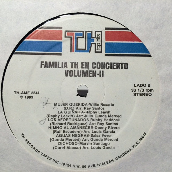 Various : Segundo Concierto De La Familia T H (LP, Comp)