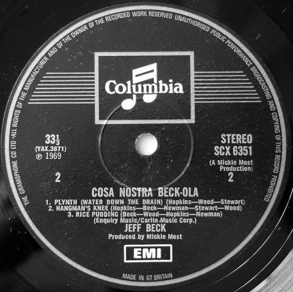The Jeff Beck Group* : Beck-Ola (LP, Album)