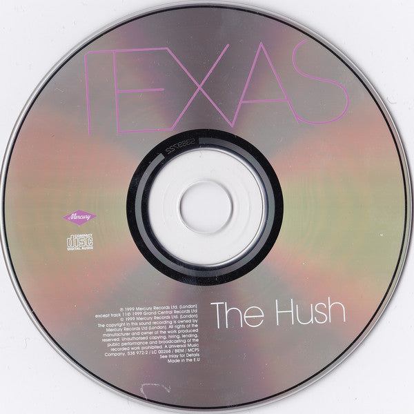 Texas - The Hush (CD, Album) - De Platen Aap – Vinylwinkel in Brielle & online webshop voor muziekliefhebbers