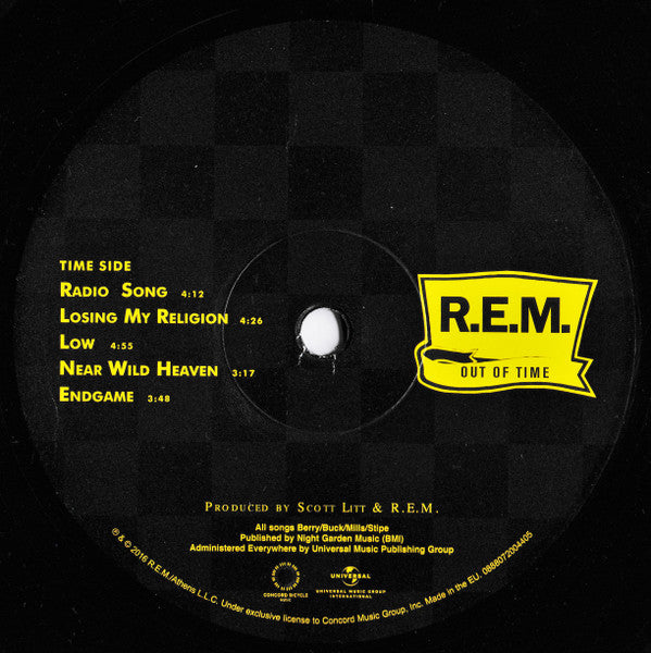 R.E.M. : Out Of Time (LP,Album,Reissue,Remastered)