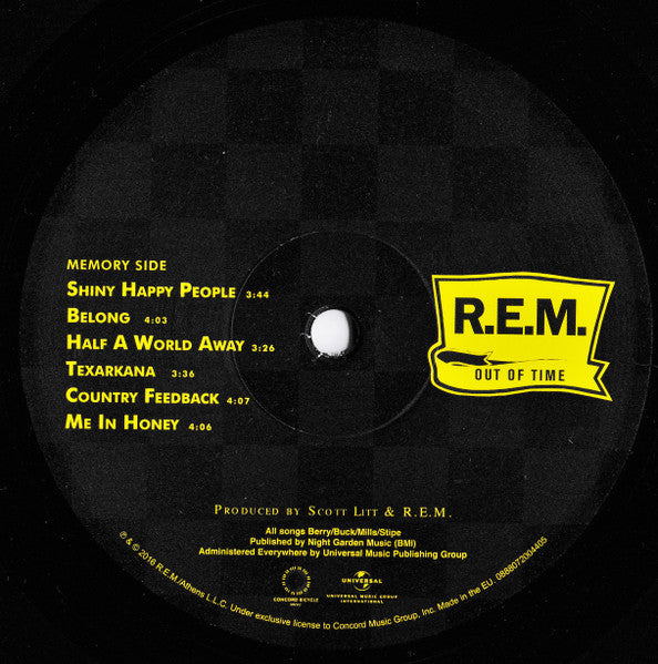 R.E.M. : Out Of Time (LP,Album,Reissue,Remastered)