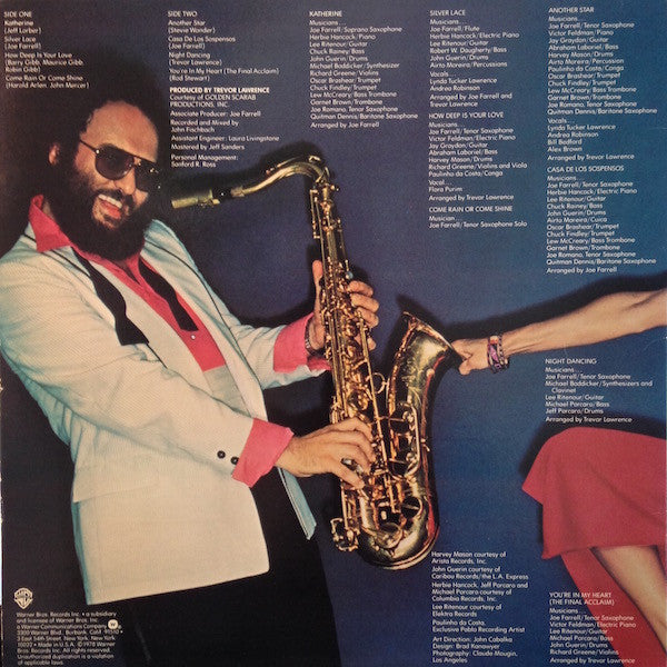 Joe Farrell : Night Dancing (LP, Album, Los)