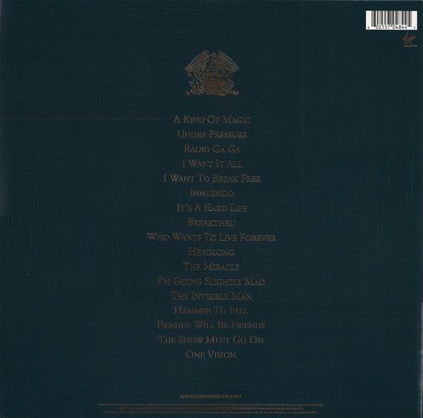 Queen : Greatest Hits II (LP,Compilation,Reissue,Remastered,Stereo)