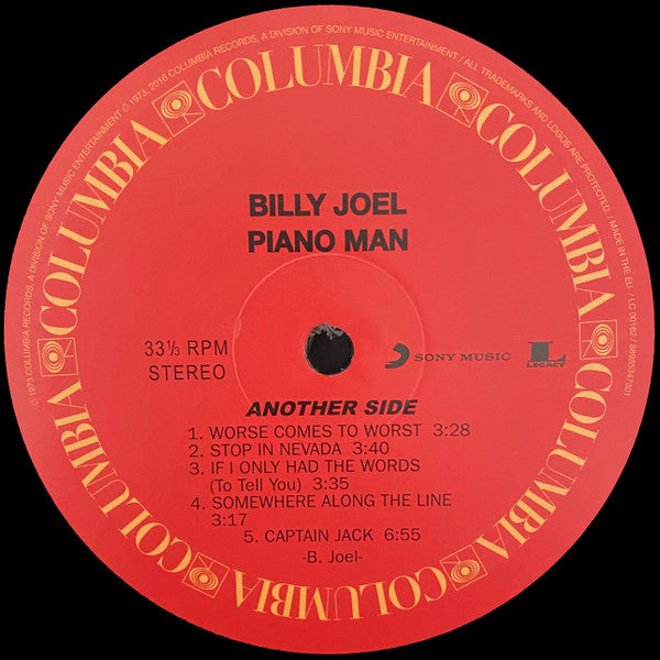 Billy Joel : Piano Man (LP,Album,Reissue,Remastered)