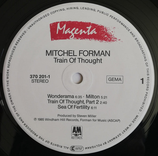 Mitchel Forman : Train Of Thought (LP, Album)