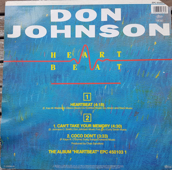 Don Johnson : Heartbeat (12", Maxi)