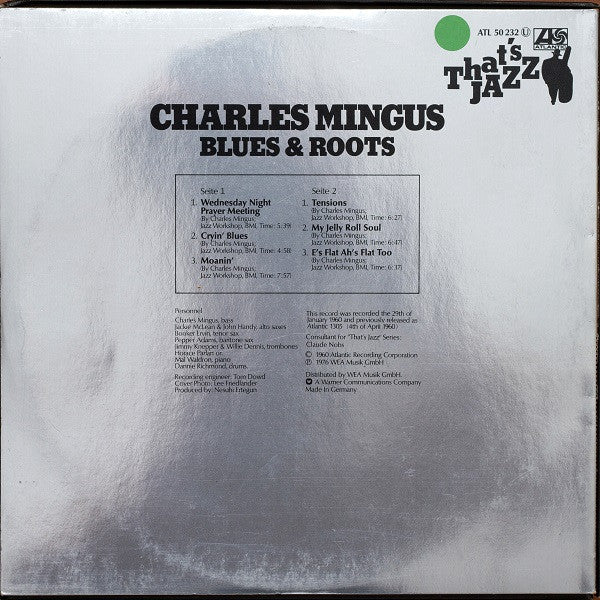 Charles Mingus : Blues & Roots (LP, Album, RE, Gat)
