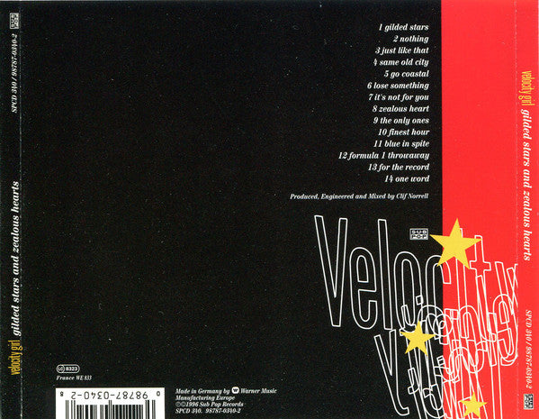 Velocity Girl - Gilded Stars And Zealous Hearts (CD, Album) - De Platen Aap – Vinylwinkel in Brielle & online webshop voor muziekliefhebbers