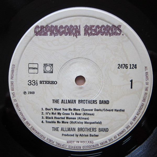 The Allman Brothers Band : The Allman Brothers Band (LP, Album, RE, Gat)
